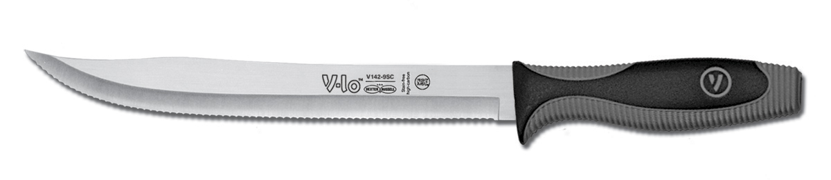 Dexter Russell V-Lo 9" Scalloped Utility Slicer 29363 V142-9