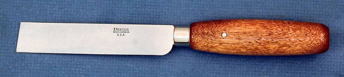 Dexter Russell Industrial 4 1/4" Square Point Traditional Handle Shoe Knife 75440 X5S
