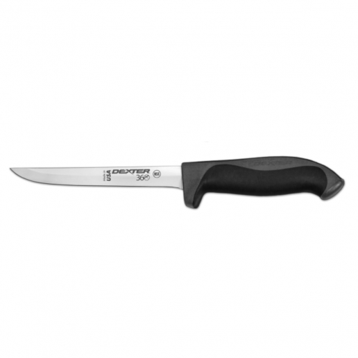 Dexter Russell 360 Series 6” narrow boning knife black handle 36001 S360-6N-PCP